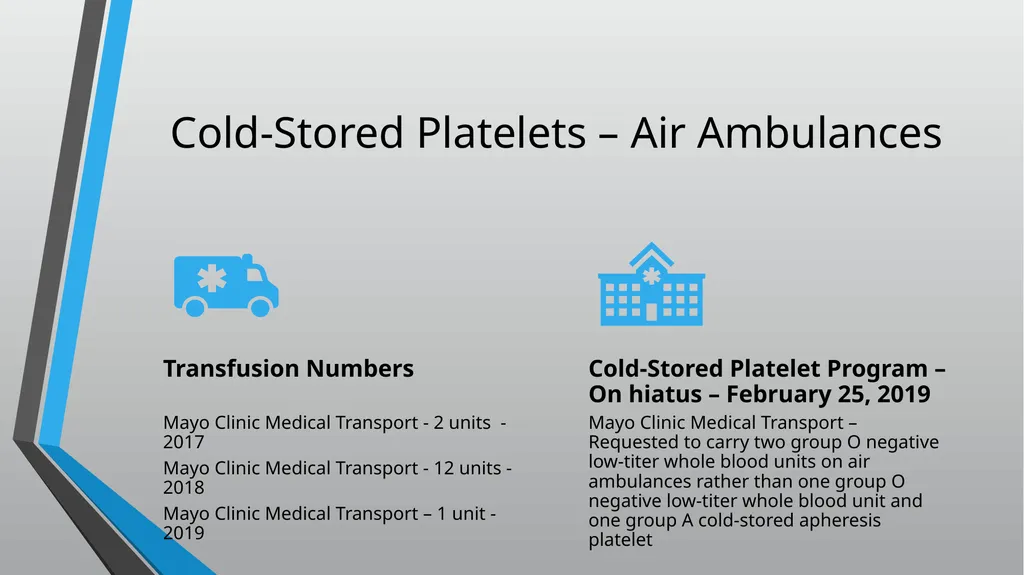 Cold-Stored Platelets and the Impact on Blood - slide 26 of 50