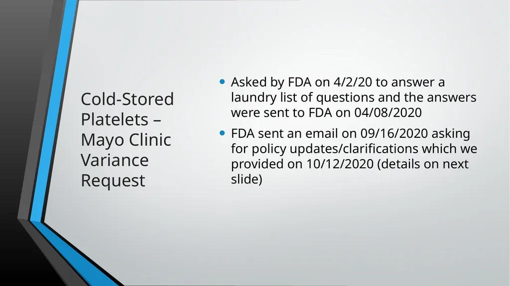 Cold-Stored Platelets and the Impact on Blood - slide 35 of 50
