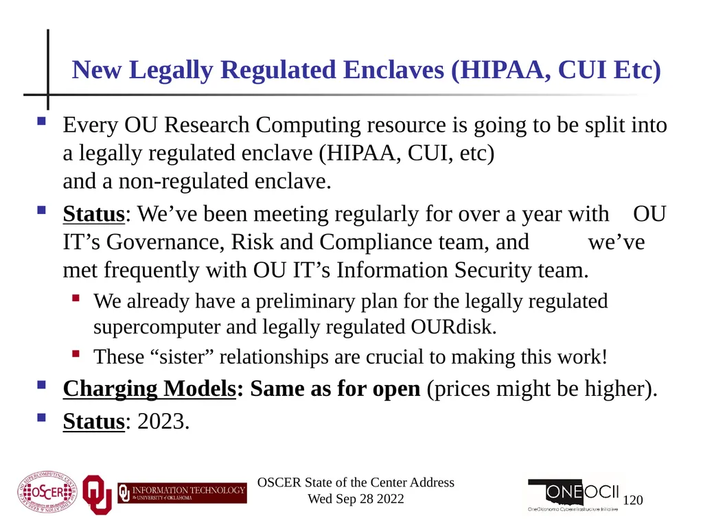 Oklahoma Supercomputing Symposium 2022 Happy 21st - slide 120 of 161