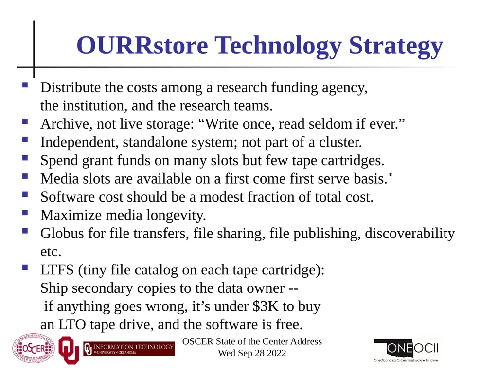 Oklahoma Supercomputing Symposium 2022 Happy 21st - slide 141 of 161