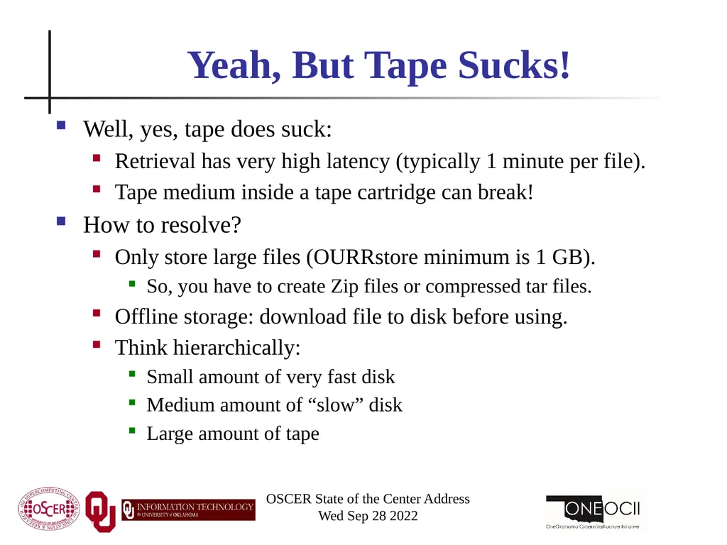 Oklahoma Supercomputing Symposium 2022 Happy 21st - slide 145 of 161