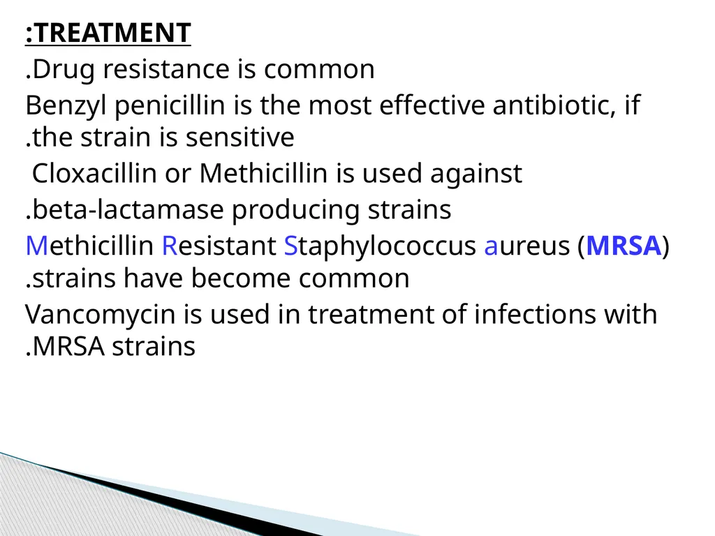 STAPHYLOCOCCUS Staphylococci are : -Gram positive - slide 35 of 42