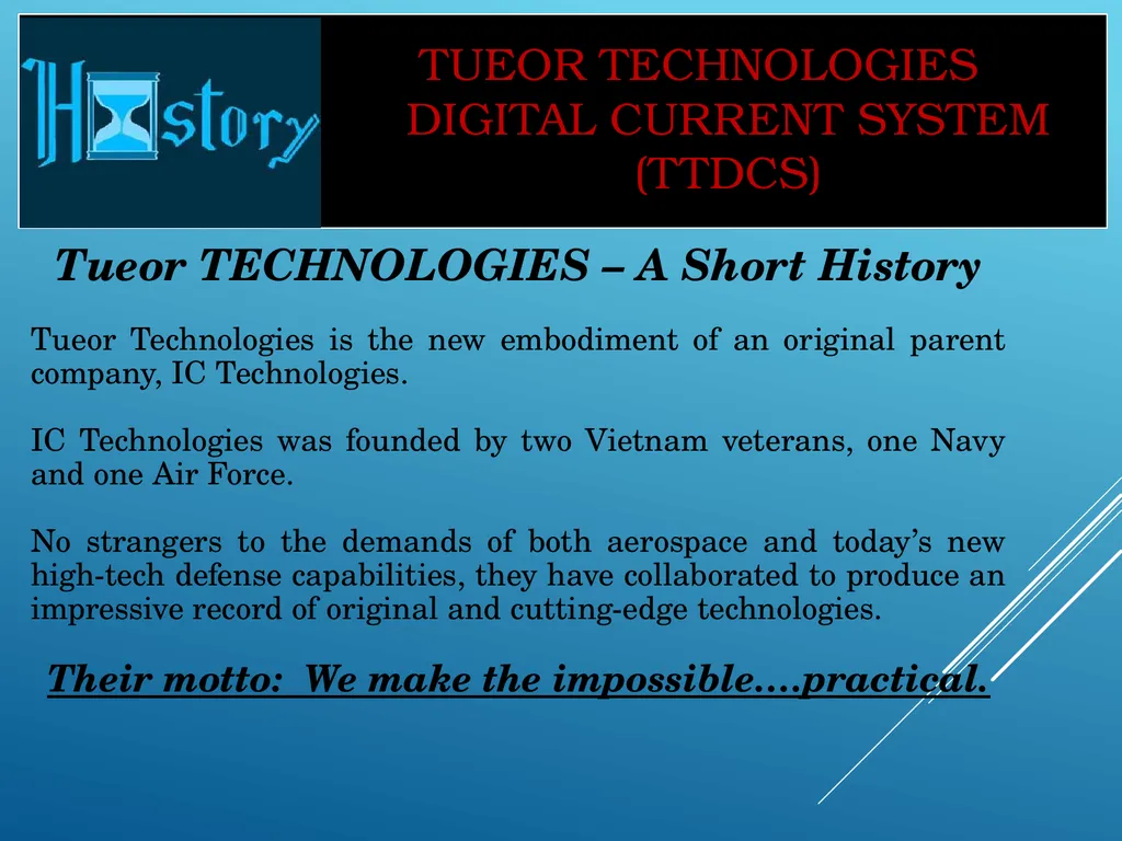 WINS Tueor Technologies Digital Current System - slide 29 of 63