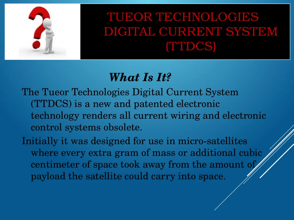 WINS Tueor Technologies Digital Current System - slide 3 of 63