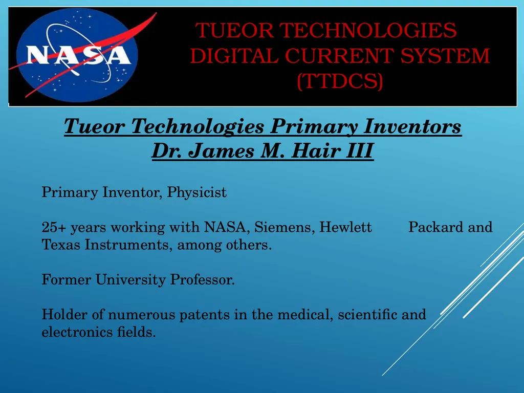 WINS Tueor Technologies Digital Current System - slide 30 of 63