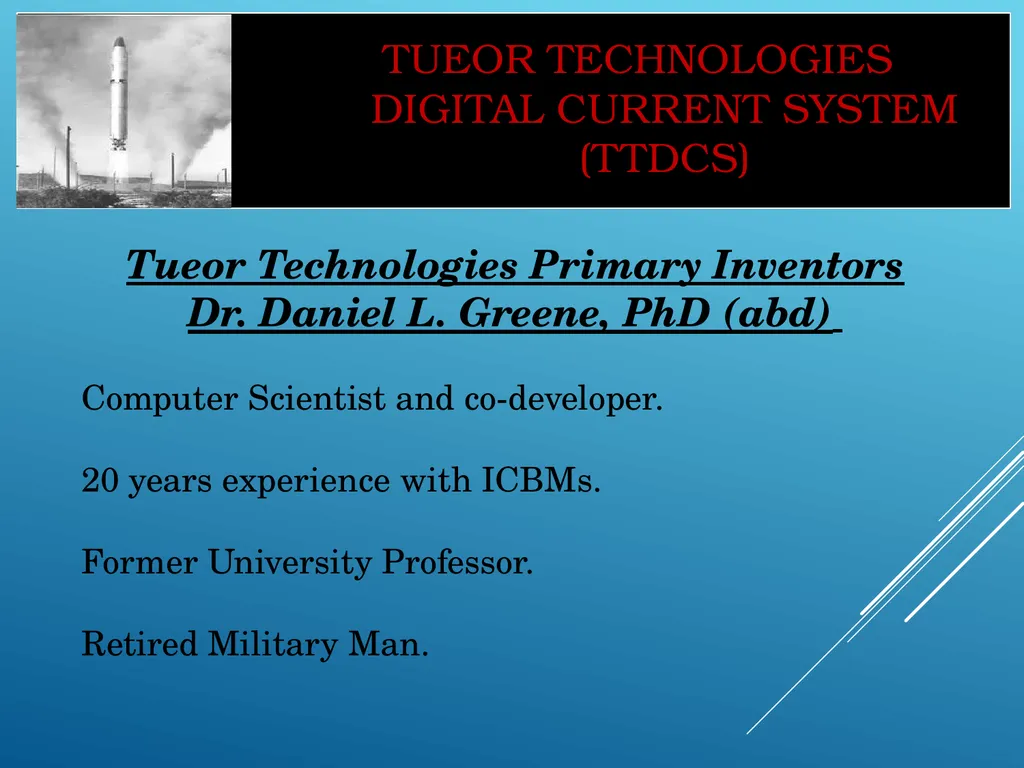 WINS Tueor Technologies Digital Current System - slide 31 of 63