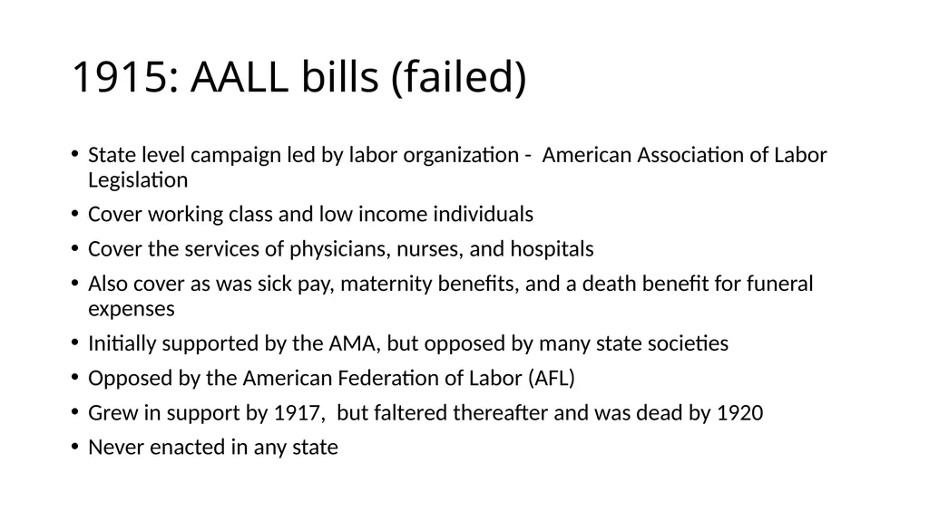 HCMI 4225: History of Public Health Insurance in - slide 49 of 83
