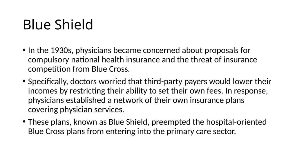 HCMI 4225: History of Public Health Insurance in - slide 55 of 83