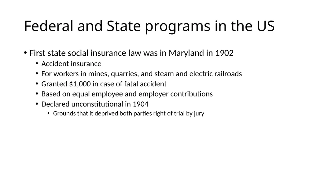 HCMI 4225: History of Public Health Insurance in - slide 27 of 83