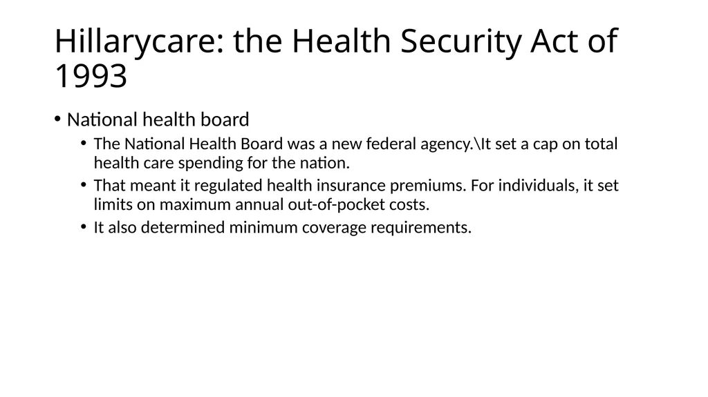 HCMI 4225: History of Public Health Insurance in - slide 79 of 83