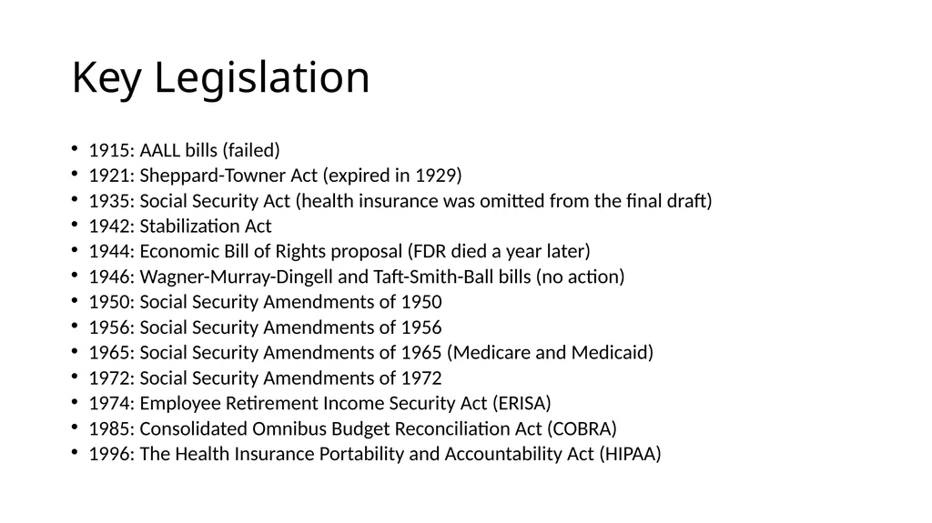 HCMI 4225: History of Public Health Insurance in - slide 48 of 83