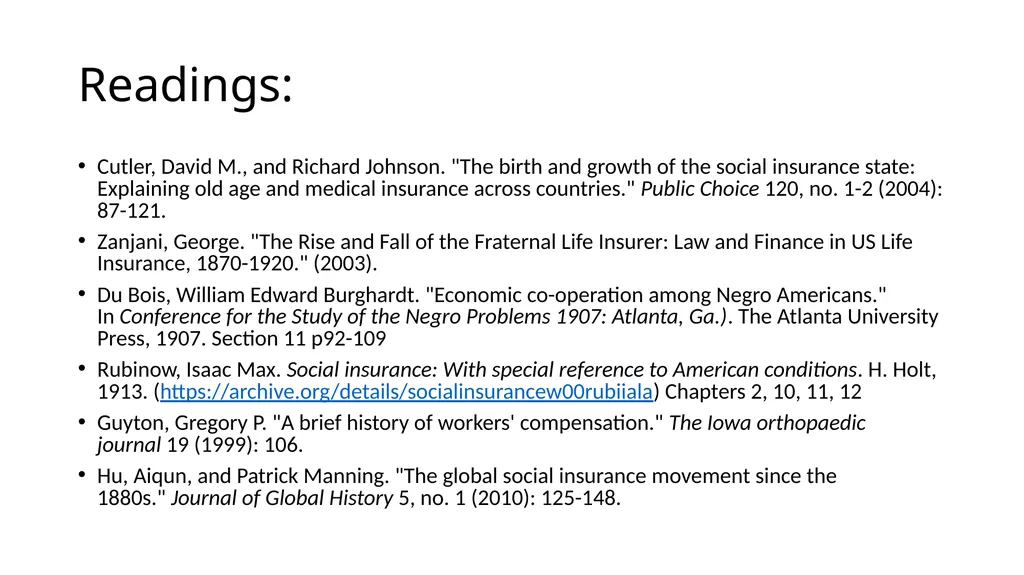 HCMI 4225: History of Public Health Insurance in - slide 83 of 83