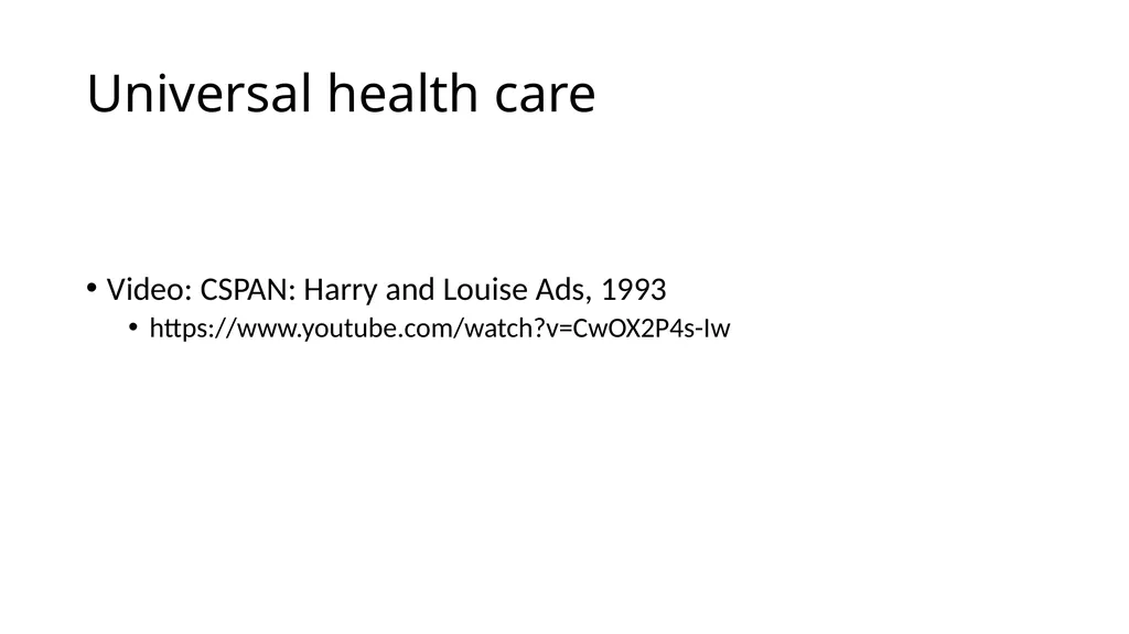 HCMI 4225: History of Public Health Insurance in - slide 76 of 83