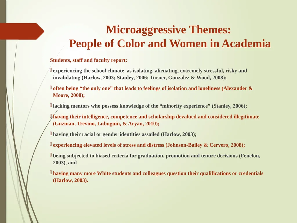 Disarming Microaggressions: Using - slide 10 of 45