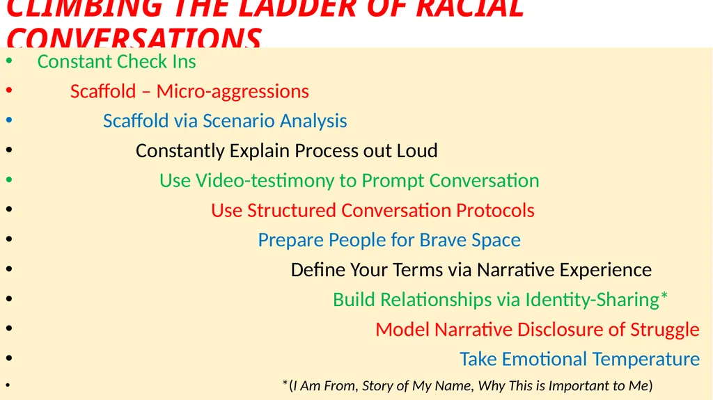 Preparing to Talk About Race Stephen Brookfield - slide 15 of 22