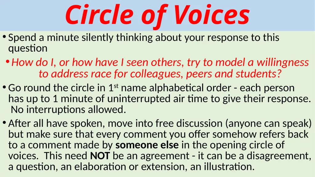 Preparing to Talk About Race Stephen Brookfield - slide 17 of 22