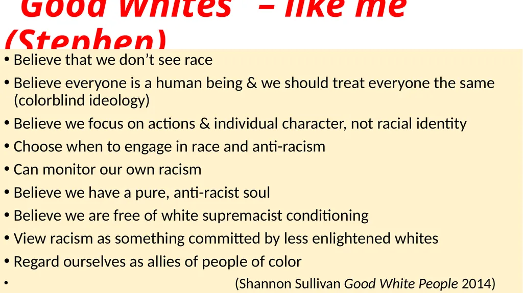 Preparing to Talk About Race Stephen Brookfield - slide 12 of 22