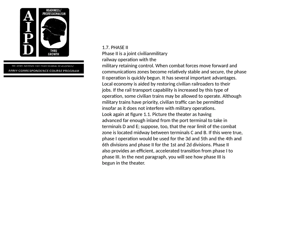 INTRODUCTION Military railroads operate basically - slide 25 of 95