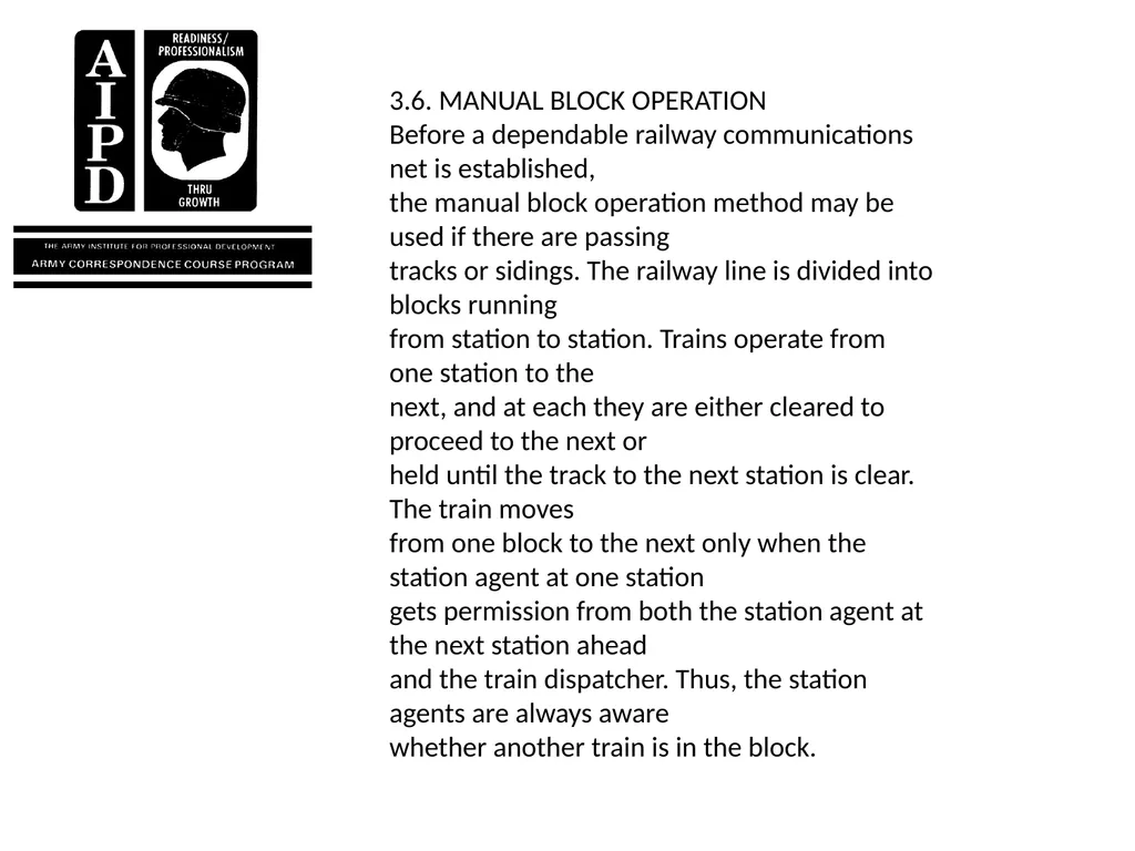 INTRODUCTION Military railroads operate basically - slide 79 of 95