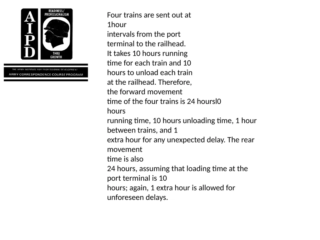 INTRODUCTION Military railroads operate basically - slide 74 of 95