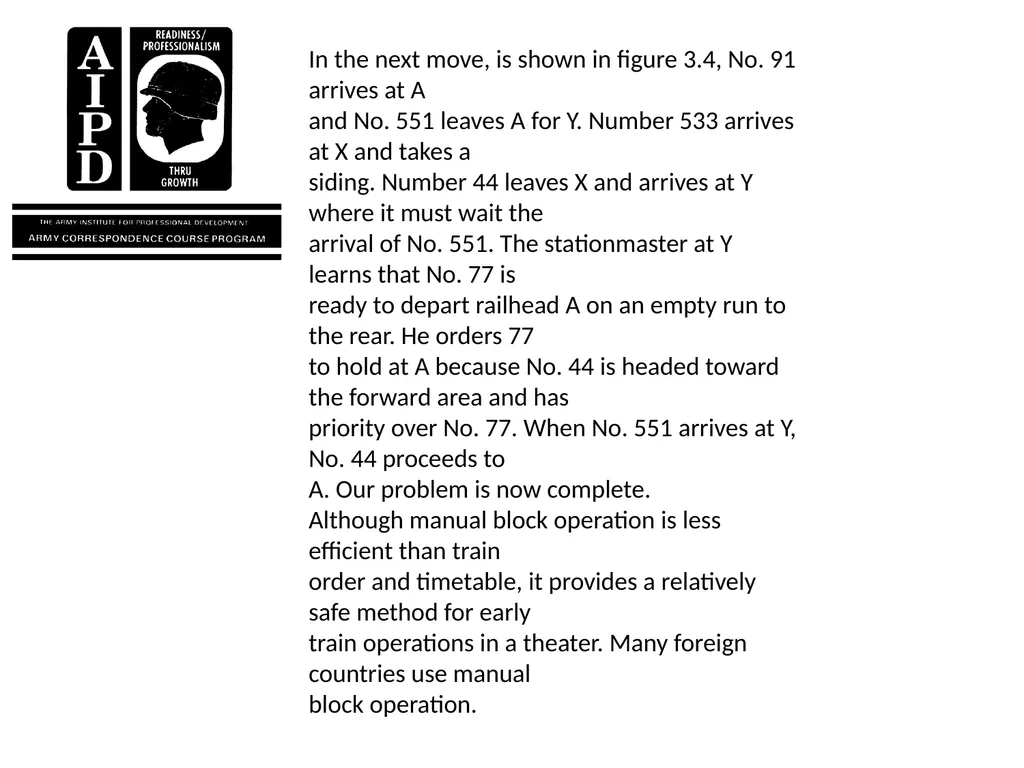 INTRODUCTION Military railroads operate basically - slide 87 of 95