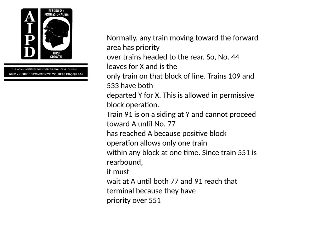 INTRODUCTION Military railroads operate basically - slide 85 of 95