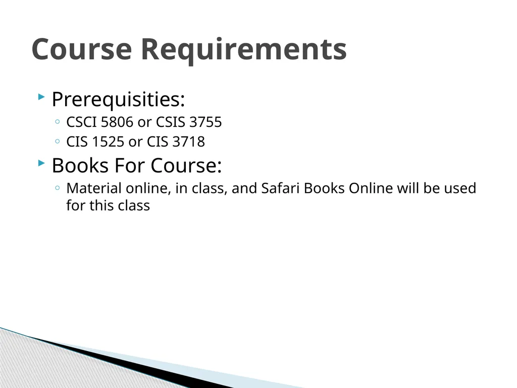 CSIS 3756 Security Design Mr. Mark Welton Course - slide 2 of 32