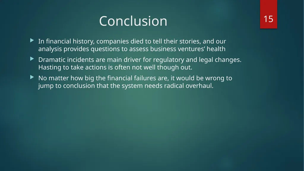 Forensic Finance: ENRON and Others Stephen A. Ross - slide 15 of 15