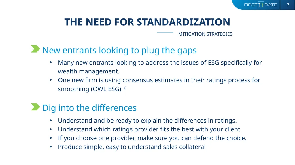 ADRESSING THE PRACTICAL PROBLEMS WITH ESG IN - slide 7 of 11