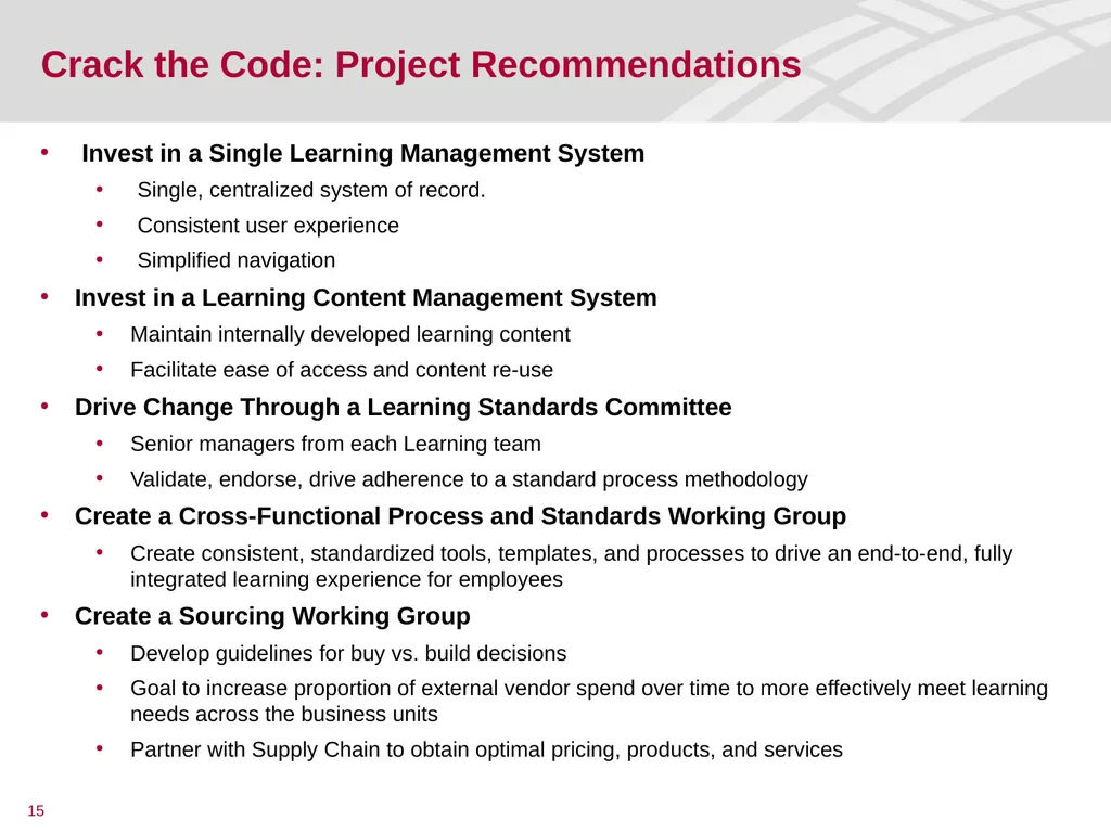 Crack the Code: Driving Learning at BAC Through - slide 15 of 18