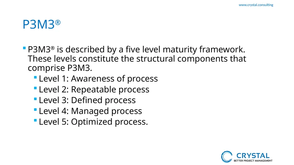 P3M3 Facilitated Self-Assessment Portfolio - slide 3 of 38