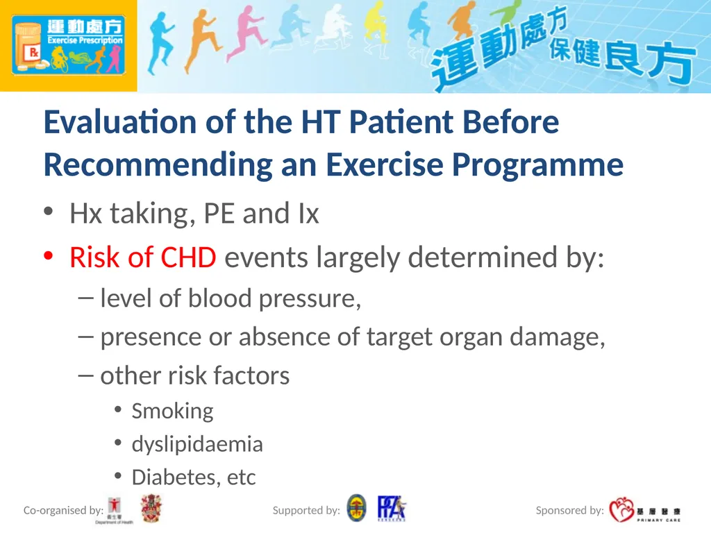 Exercise Prescription Certificate Course (2014/15) - slide 24 of 99