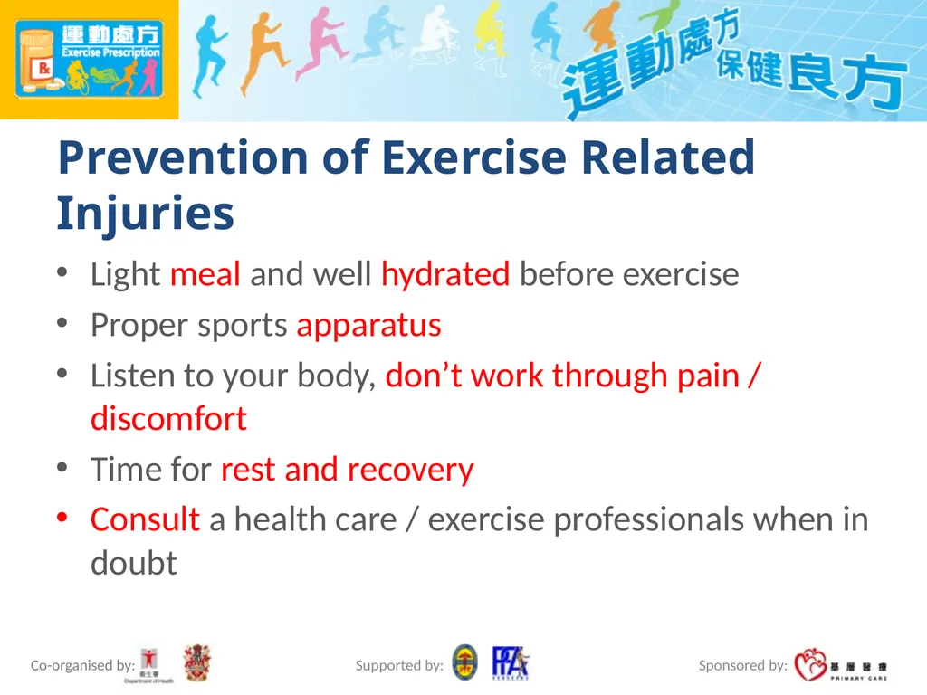 Exercise Prescription Certificate Course (2014/15) - slide 85 of 99