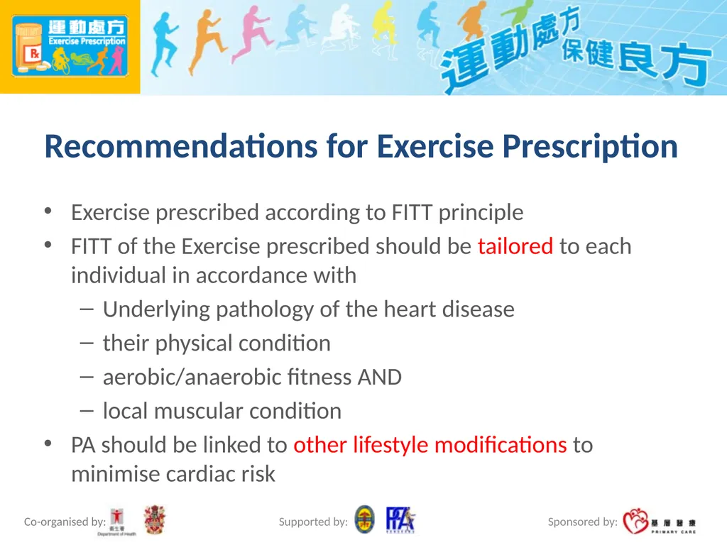 Exercise Prescription Certificate Course (2014/15) - slide 37 of 99