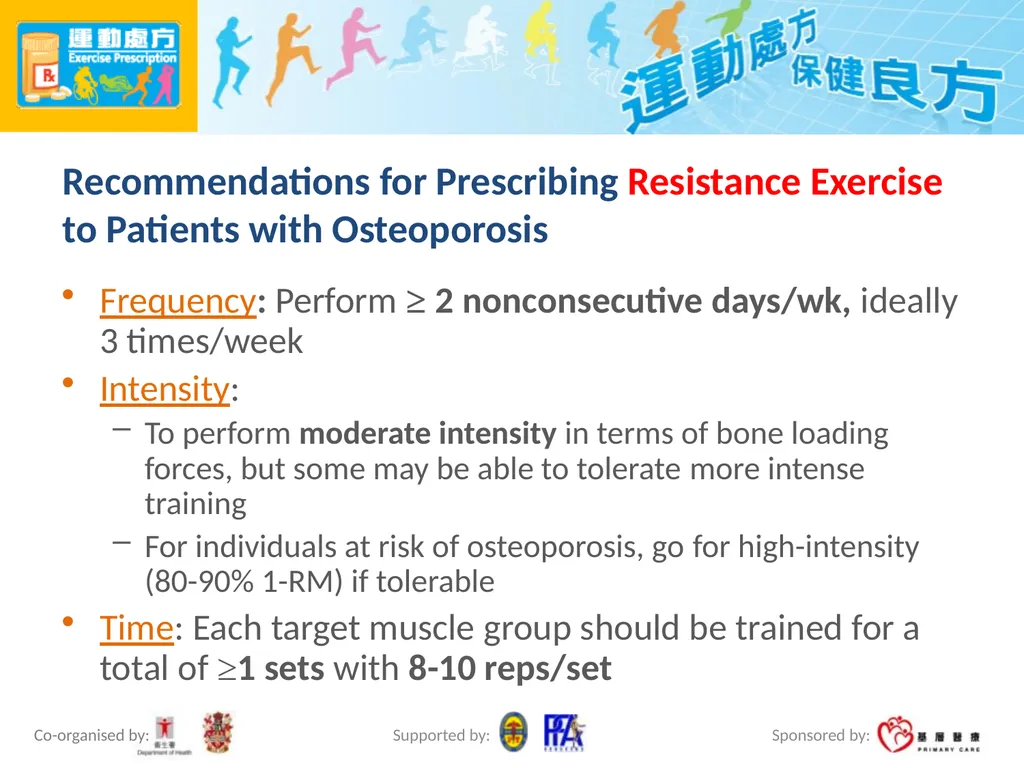 Exercise Prescription Certificate Course (2014/15) - slide 66 of 99