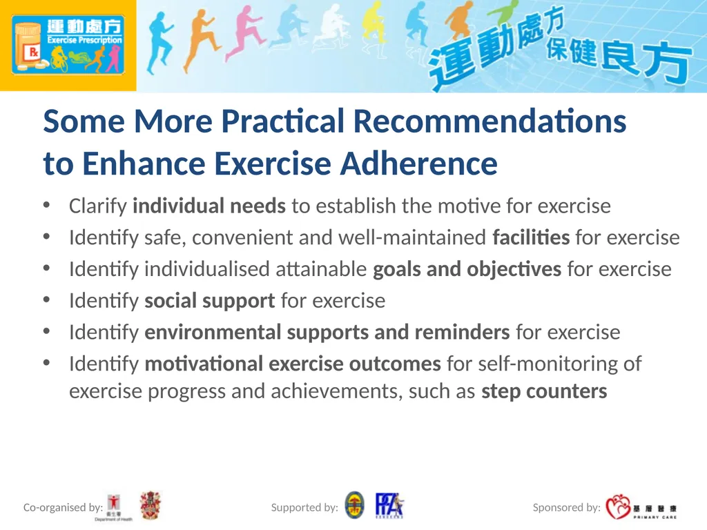 Exercise Prescription Certificate Course (2014/15) - slide 82 of 99