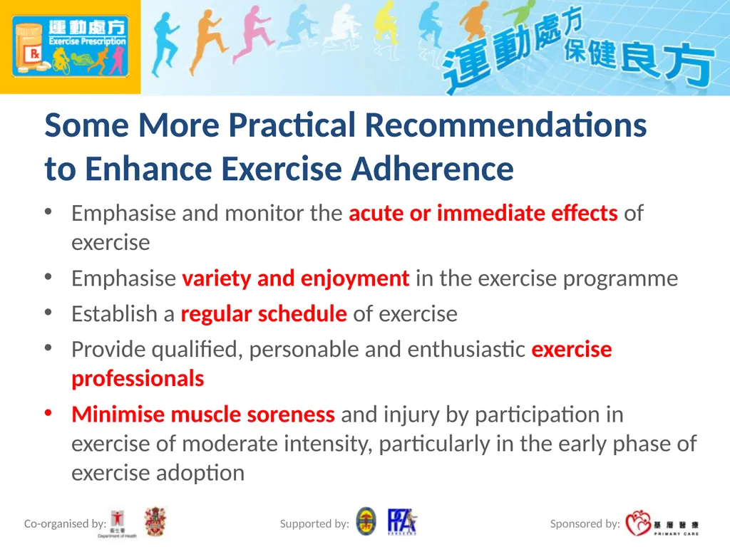 Exercise Prescription Certificate Course (2014/15) - slide 83 of 99