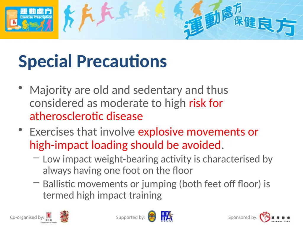 Exercise Prescription Certificate Course (2014/15) - slide 68 of 99