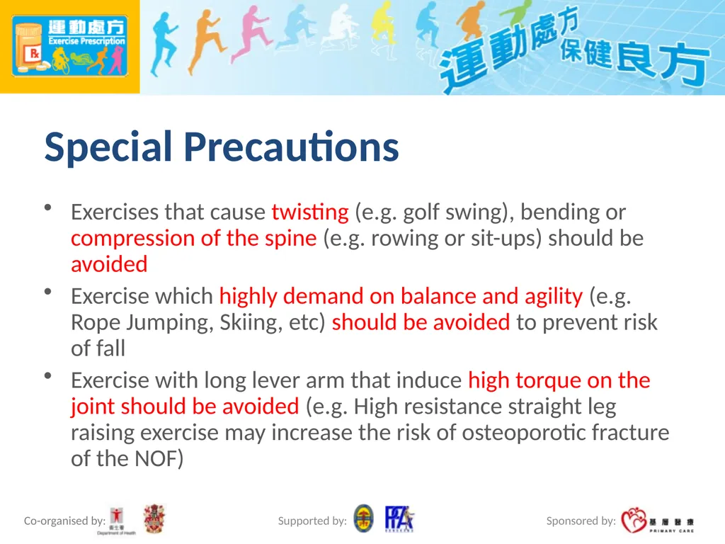 Exercise Prescription Certificate Course (2014/15) - slide 69 of 99