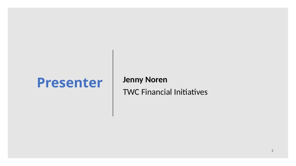 Session 11: Selected Items of Cost Texas Workforce - slide 2 of 38