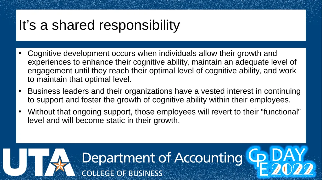 Data Analytics and Cognitive Ability: What makes - slide 40 of 41