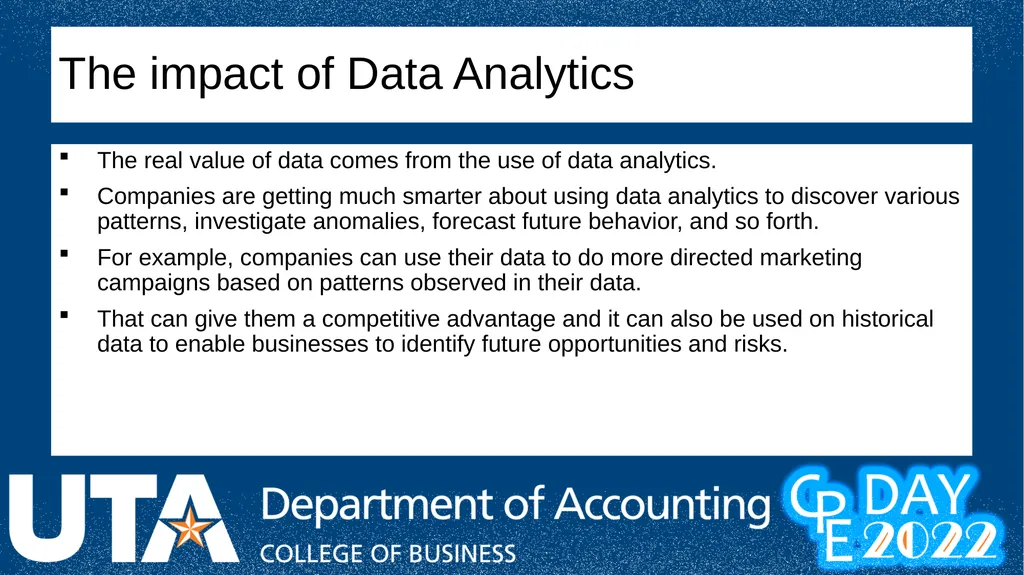 Data Analytics and Cognitive Ability: What makes - slide 11 of 41