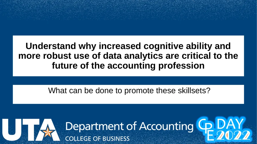 Data Analytics and Cognitive Ability: What makes - slide 32 of 41