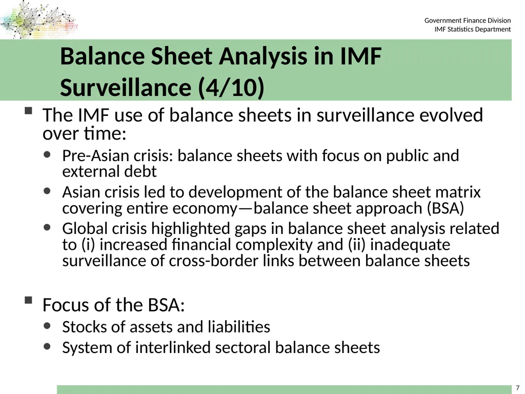 Workshop on the Implementation of the 2008 SNA in - slide 7 of 20