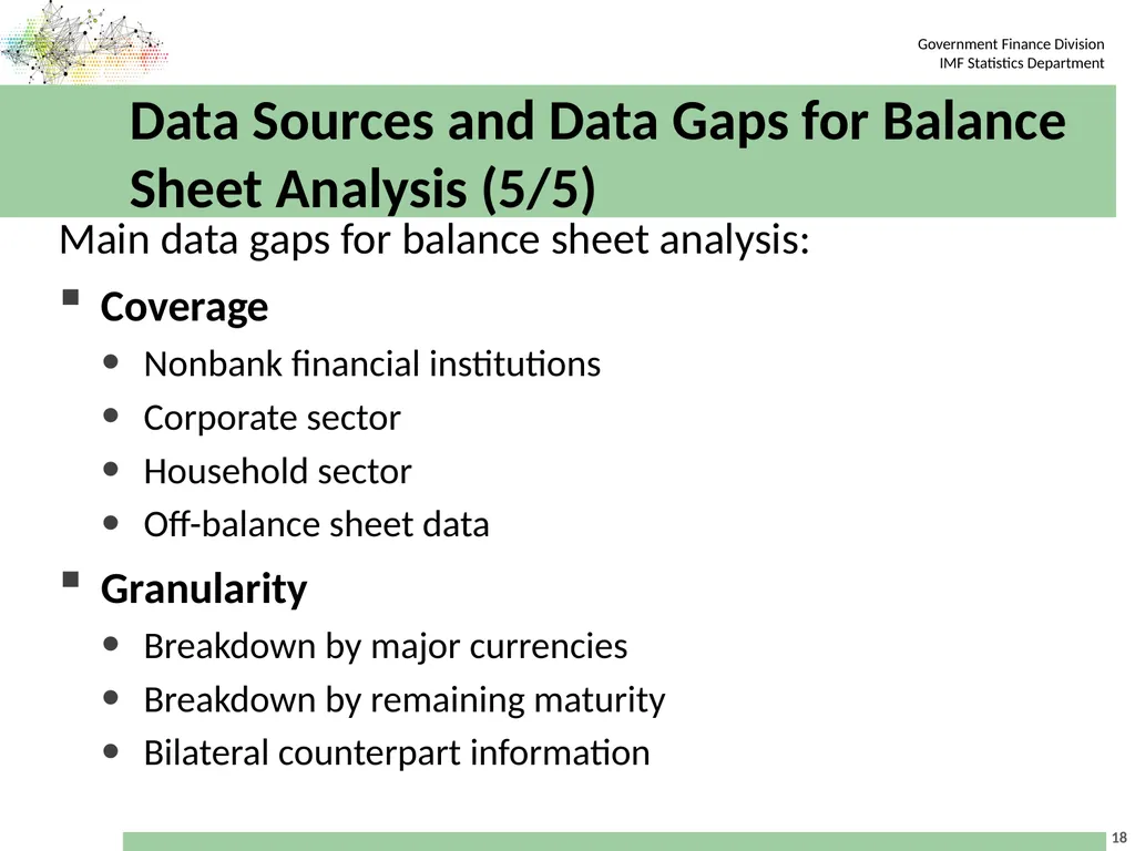 Workshop on the Implementation of the 2008 SNA in - slide 18 of 20