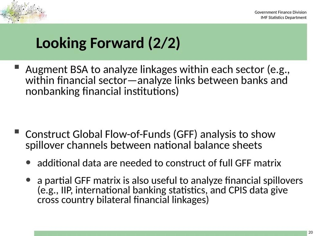 Workshop on the Implementation of the 2008 SNA in - slide 20 of 20