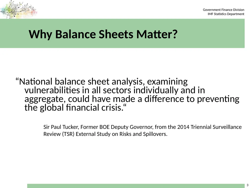Workshop on the Implementation of the 2008 SNA in - slide 3 of 20