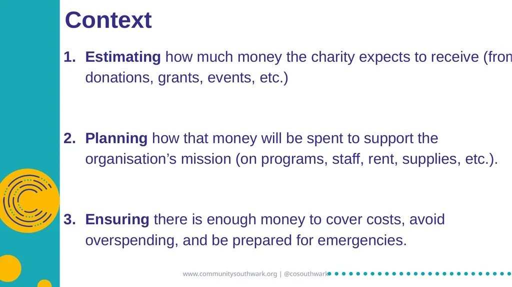 www.communitysouthwark.org | @cosouthwark Basic - slide 5 of 17