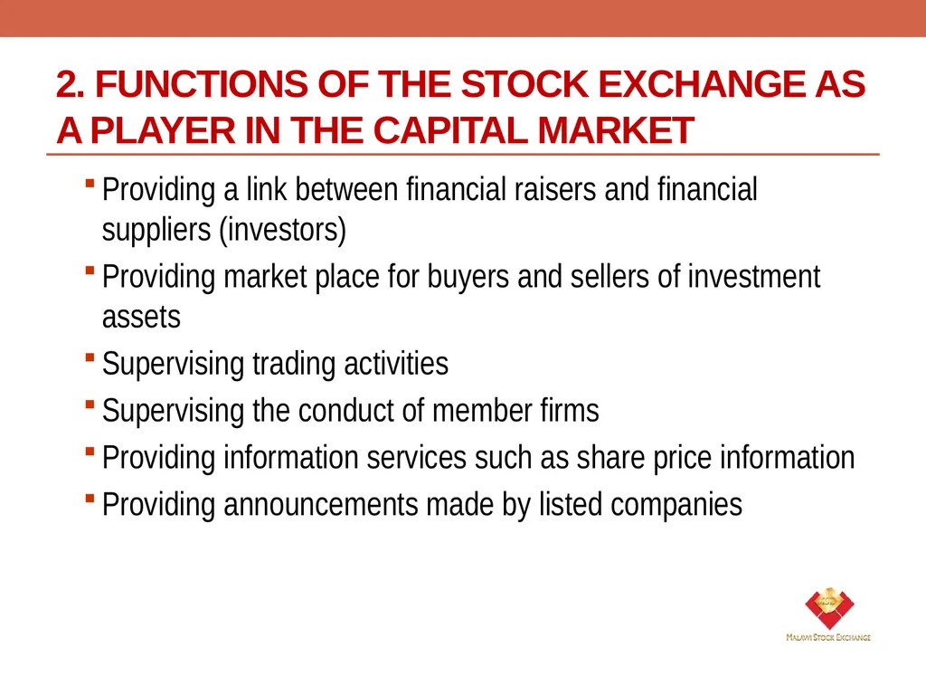 ROLE OF THE CAPITAL MARKET IN LONG TERM - slide 4 of 23