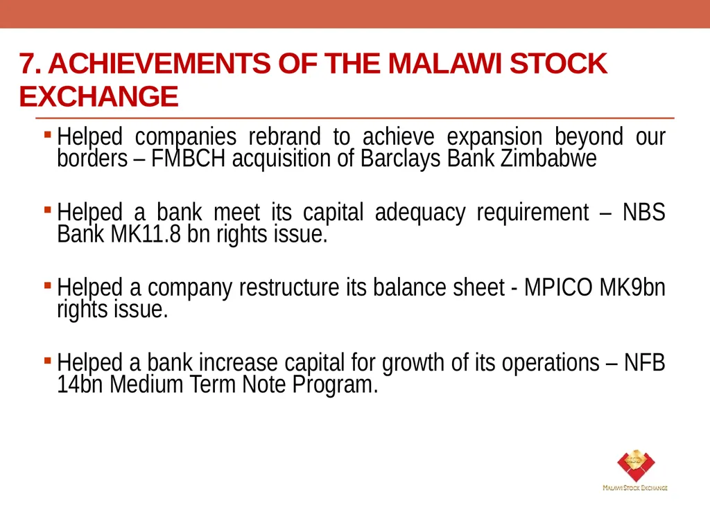 ROLE OF THE CAPITAL MARKET IN LONG TERM - slide 15 of 23